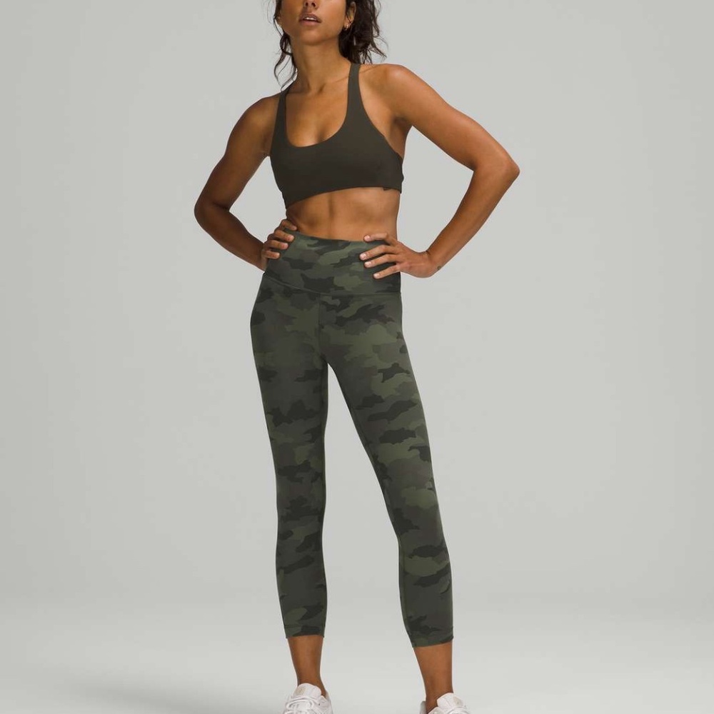Lululemon Align High-Rise Crop 23" Camo SIze 4
